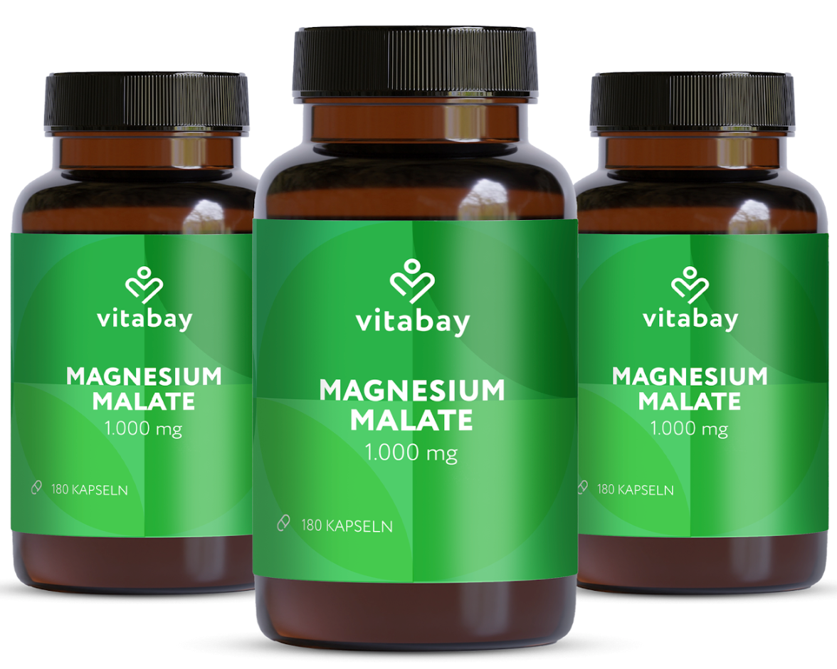 Magnesio Malato 3000mg - 180 compresse vegane
