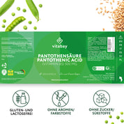 Acido pantotenico (vitamina B5) enterico resistente - 500 mg