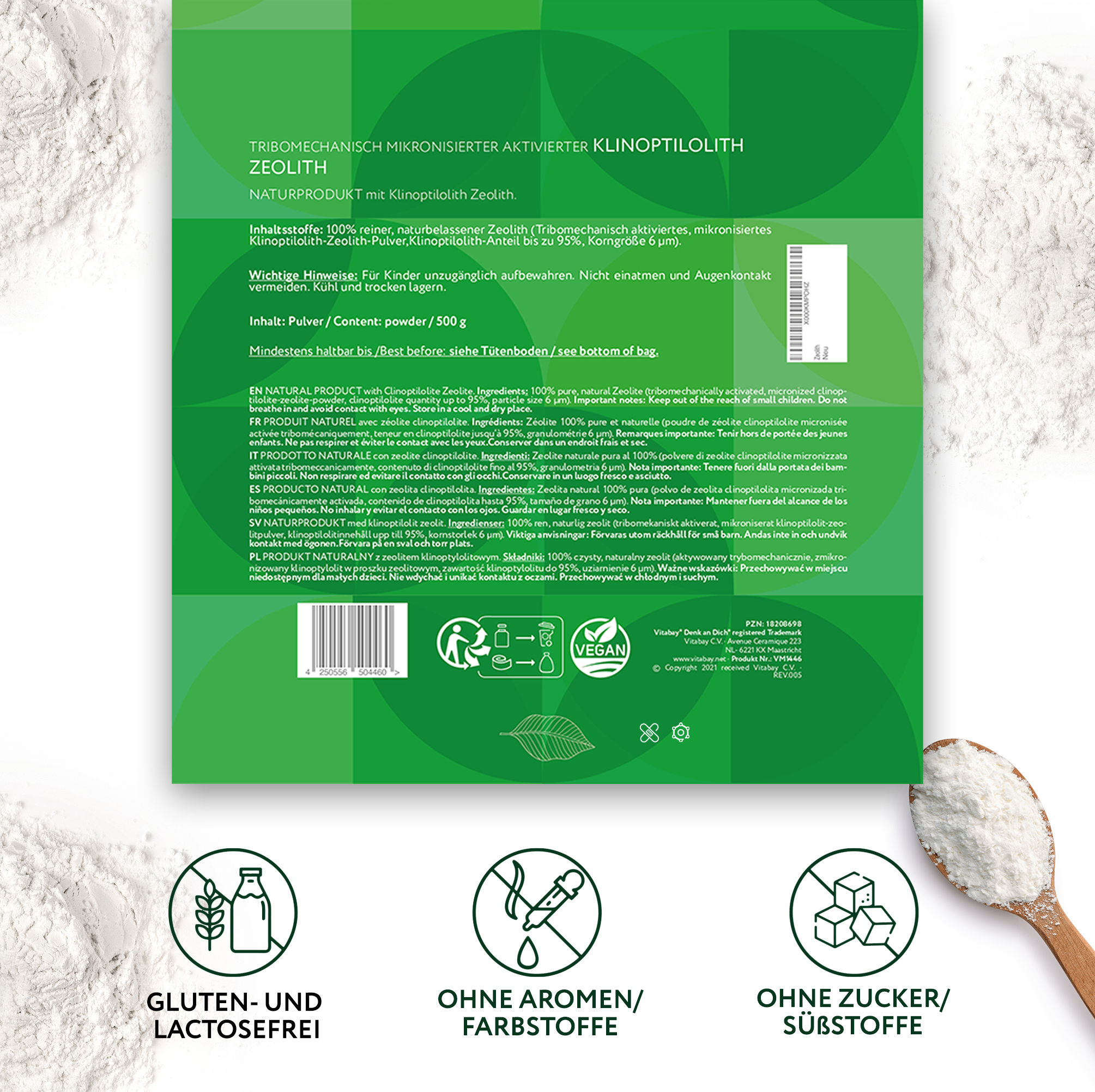 Polvere di zeolite - 500 g