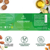 Vitamin E 600 IE Depot - Vegane Softgels