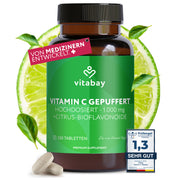 Vitamina C 1000 mg + Bioflavonoidi (Time Release) - Compresse vegane