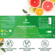 Vitamina C 1000 mg + Bioflavonoidi (Time Release) - Compresse vegane