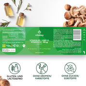 Vitamina D3 Depot 5000 UI + Vitamina K2 100mcg - 180 compresse vegane