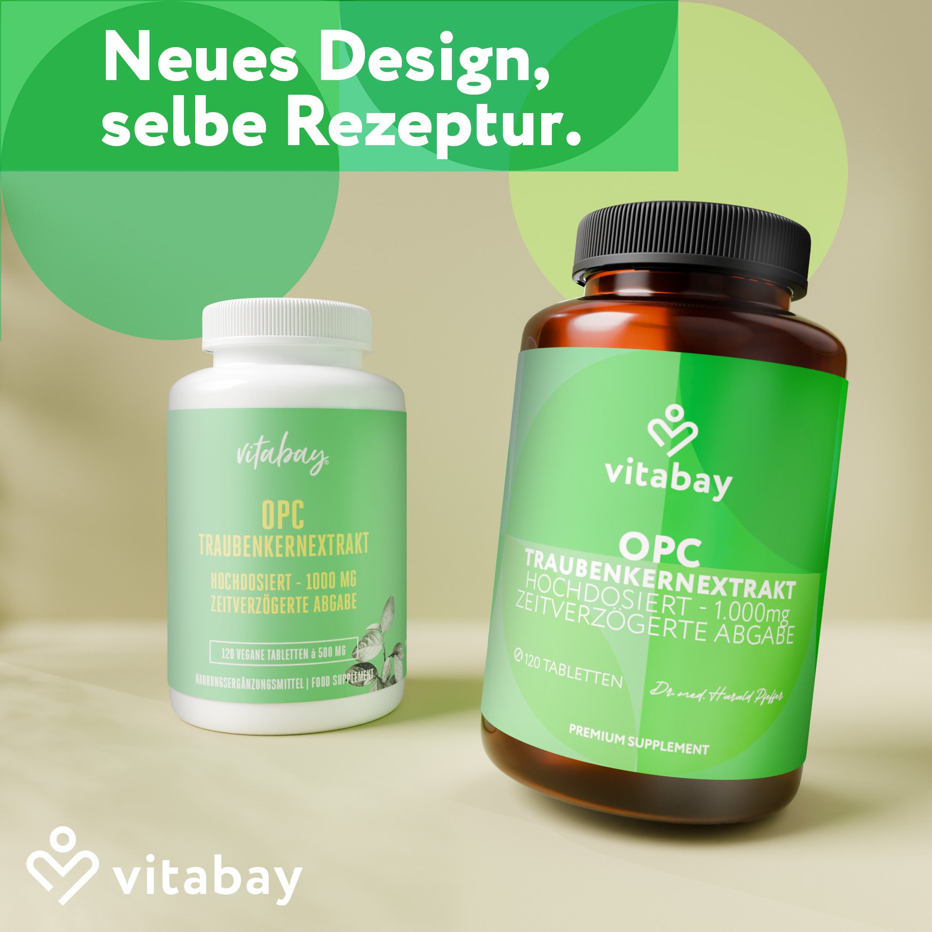 OPC Traubenkernextrakt hochdosiert - 1000mg - 120 vegane Tabletten