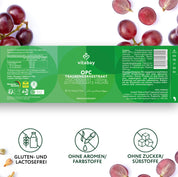 OPC Traubenkernextrakt hochdosiert - 1000mg - 120 vegane Tabletten