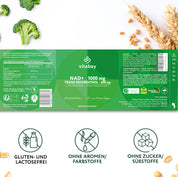 NAD+ 1000 mg Trans-Resveratrol 600 mg liposomal - hochdosiert - 90 vegane Softgels