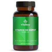 Deposito di vitamina D3 5.000 UI - Compresse vegane