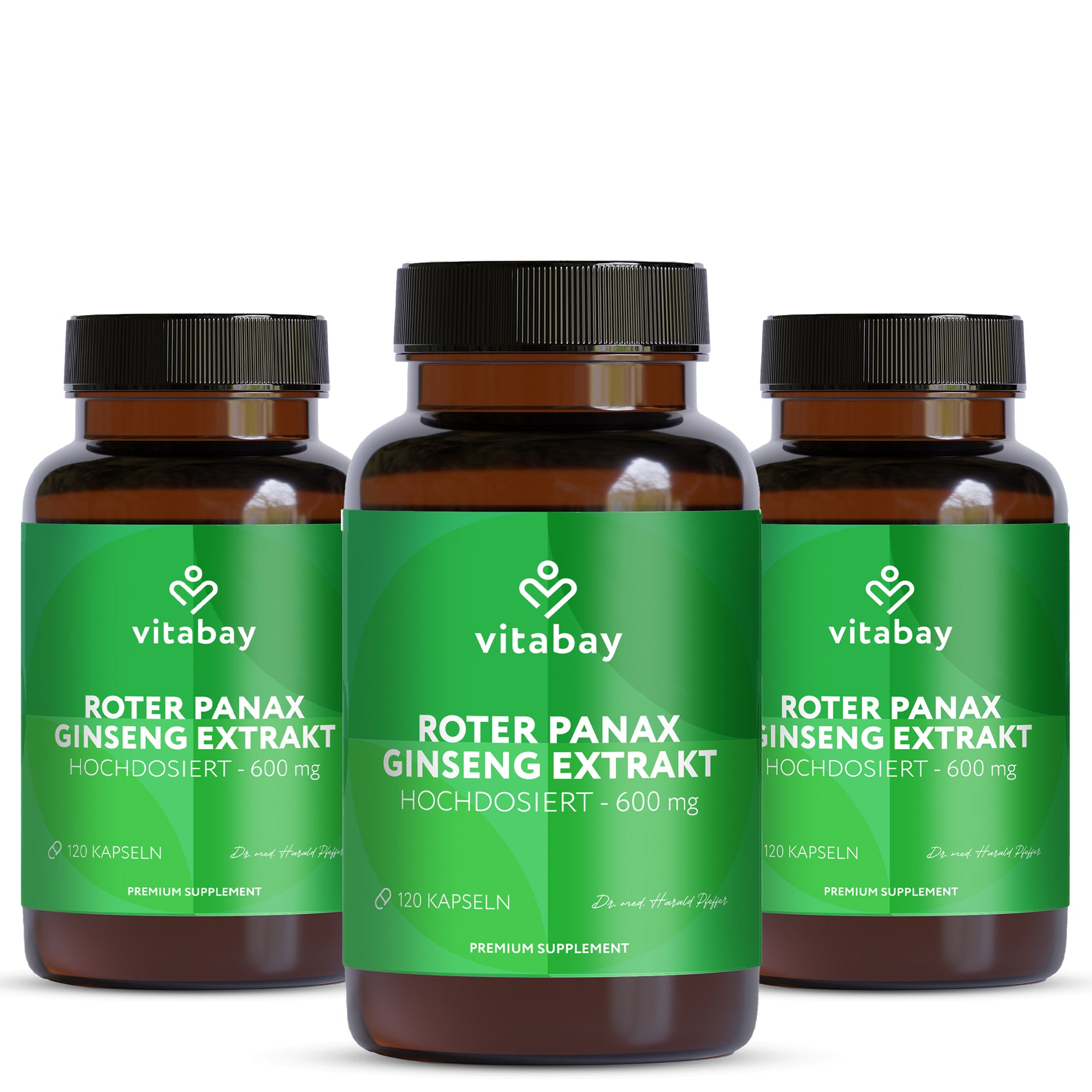 Estratto di Panax Ginseng Rosso 600 mg - 100 Capsule vegane