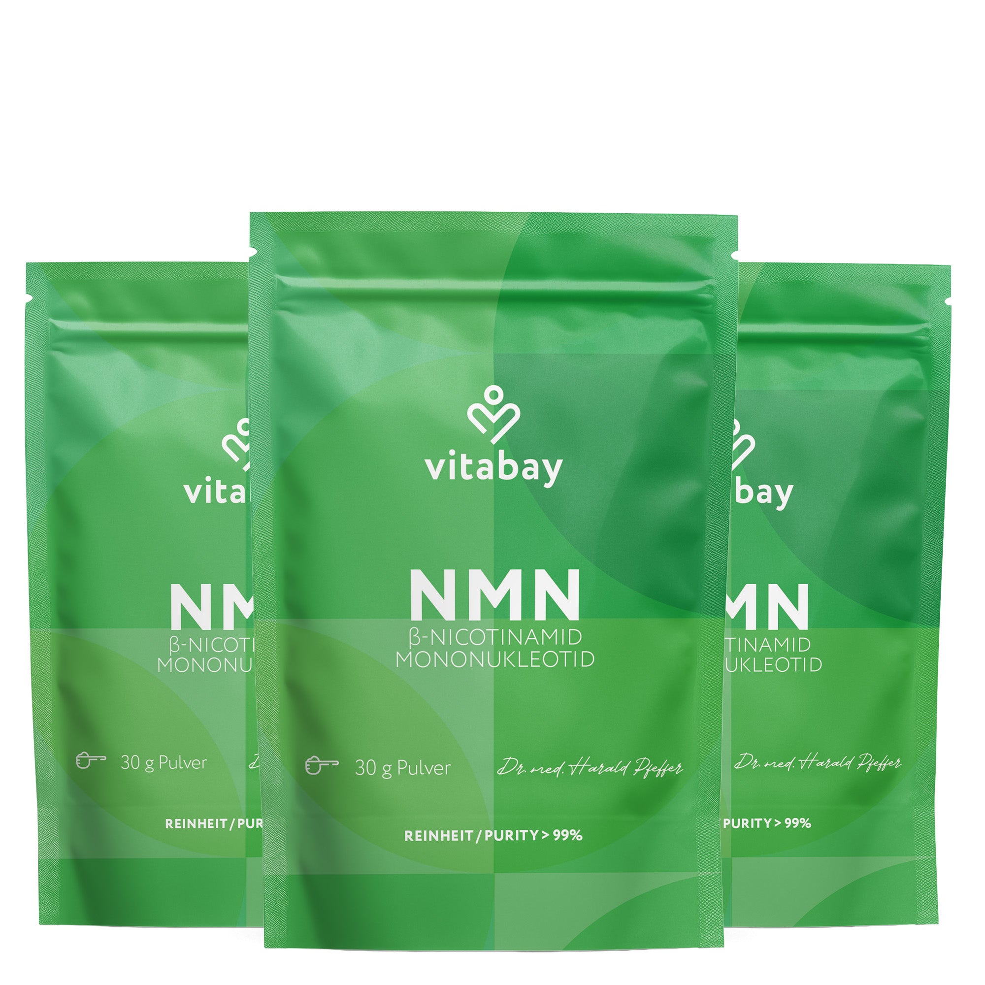 NMN Pulver 30 g - hochreines Nicotinamid Mononukleotid Pulver 99%