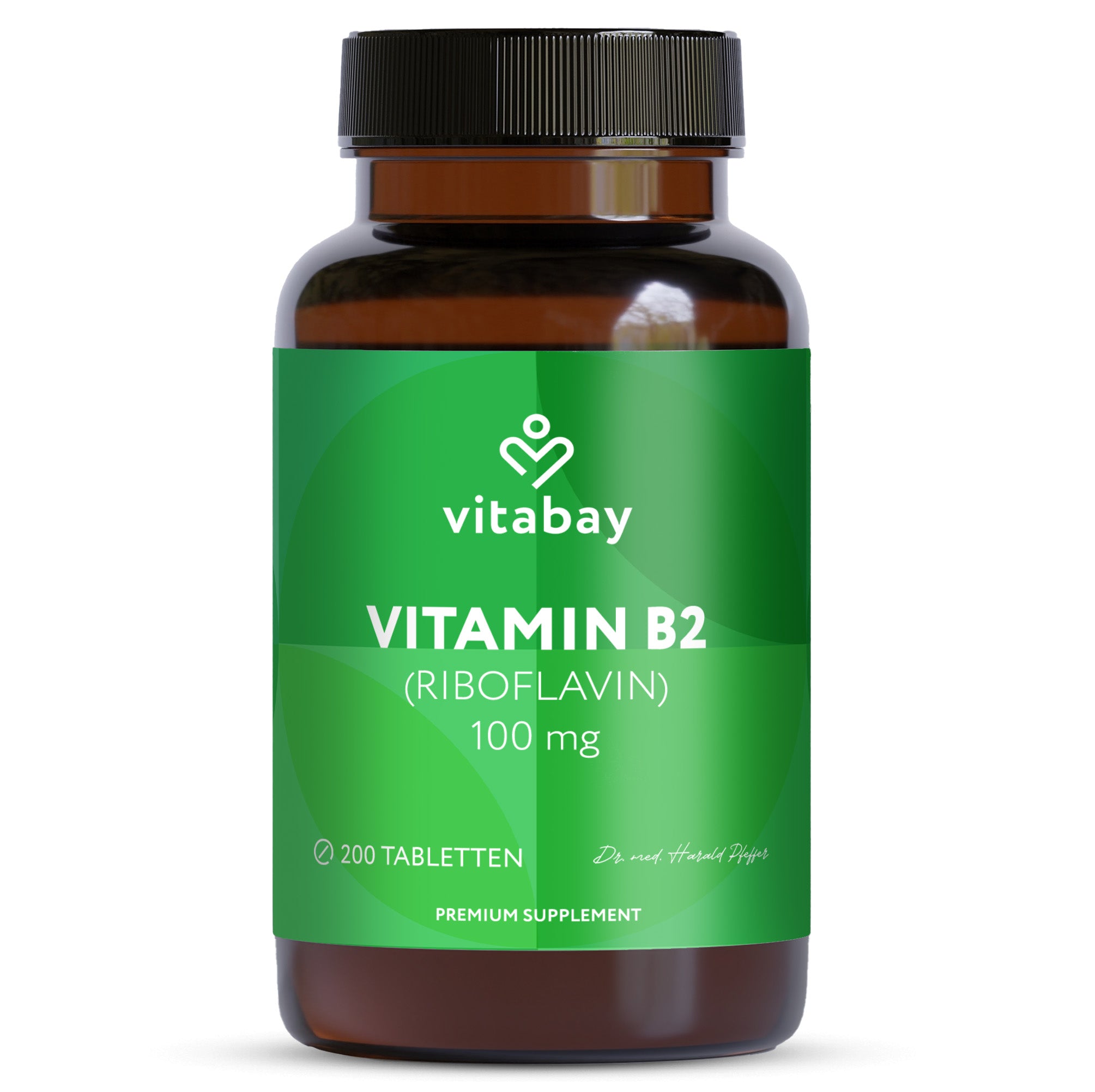 Vitamina B2 Riboflavina 100 mg - 200 compresse vegane