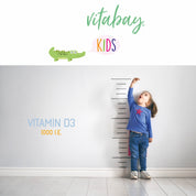 Vitamina D3 1000 UI - Pastiglie vegane per bambini