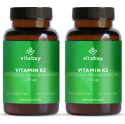 Vitamin K2 MK-7 200 µg - Vegane Tabletten