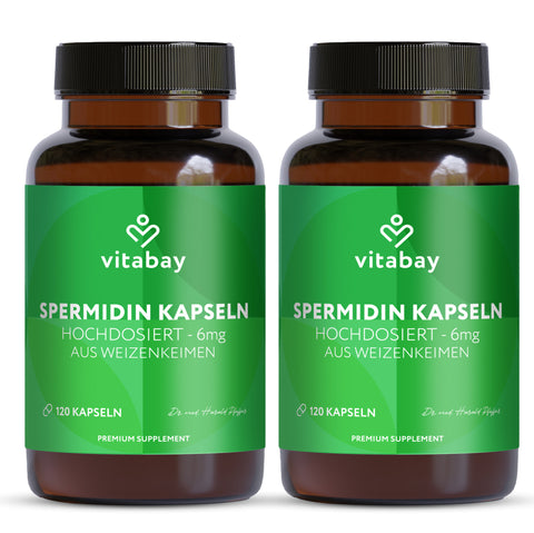Spermidin 6 mg Hochdosiert - 120 Kapseln