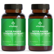 Estratto di Panax Ginseng Rosso 600 mg - 100 Capsule vegane