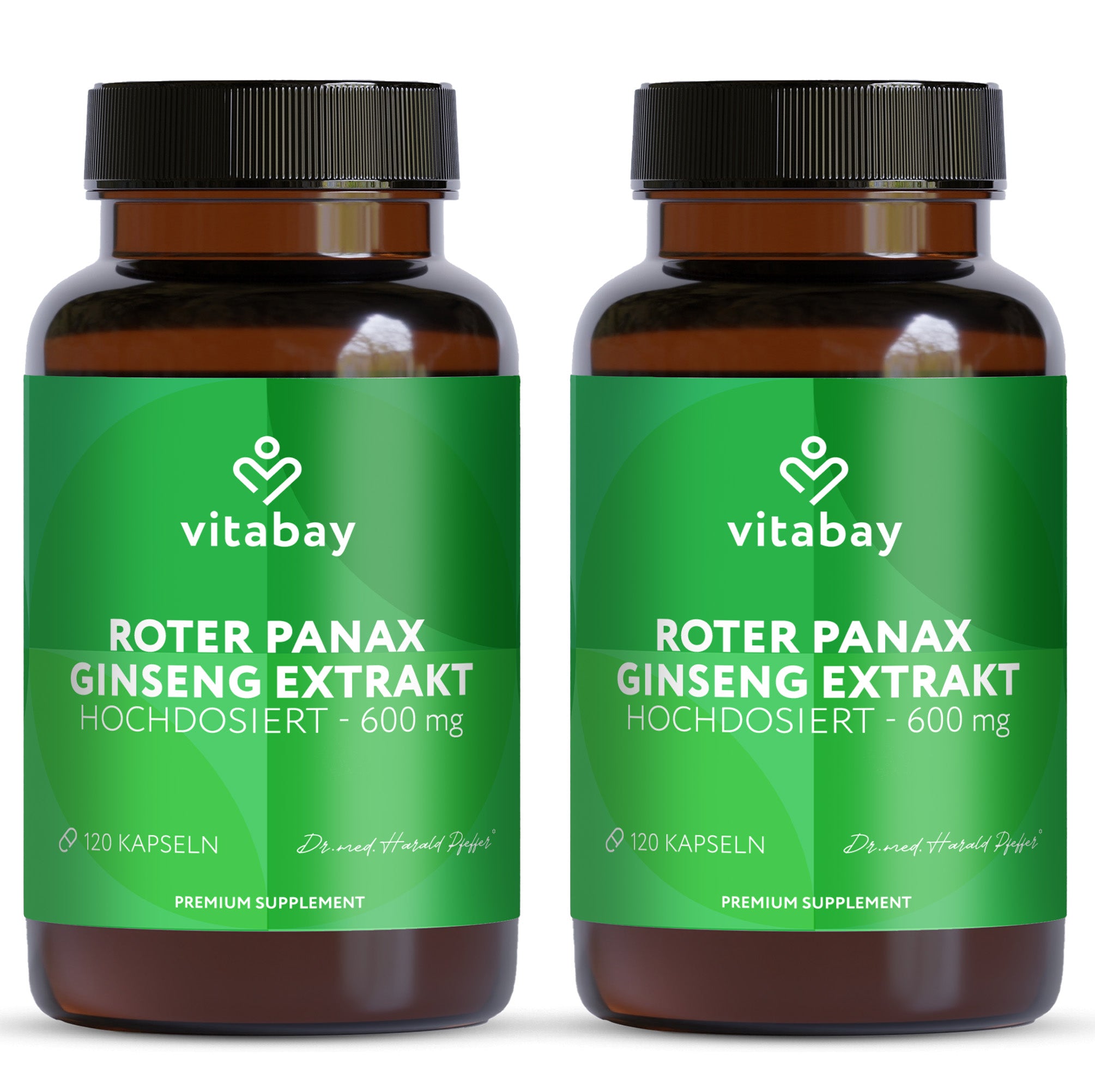 Estratto di Panax Ginseng Rosso 600 mg - 100 Capsule vegane