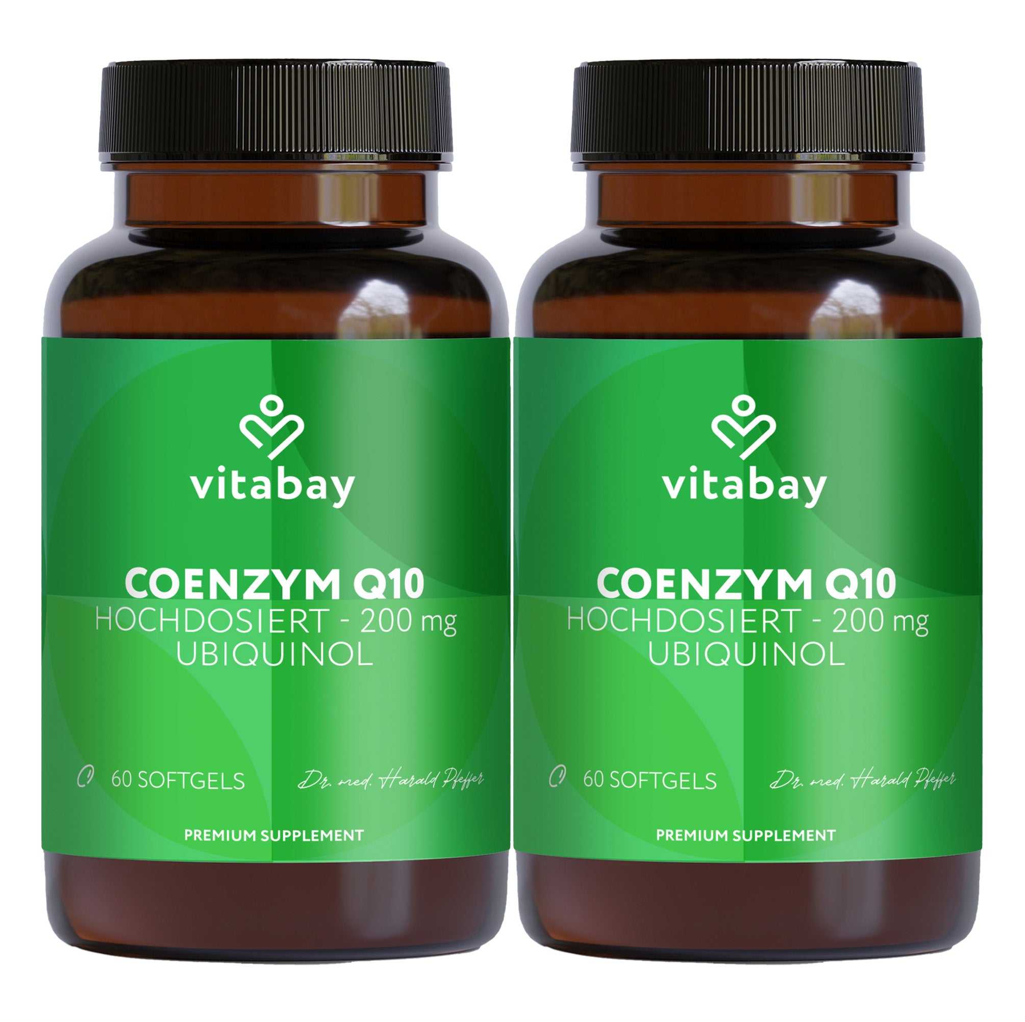 Coenzym Q10 Ubiquinol 200 mg Bioaktiv - 60 Softgels