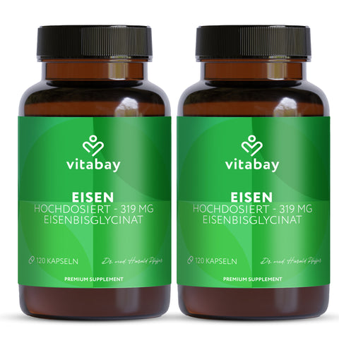 Ferro (bisglicinato ferroso) - 319 mg - 120 capsule vegane 