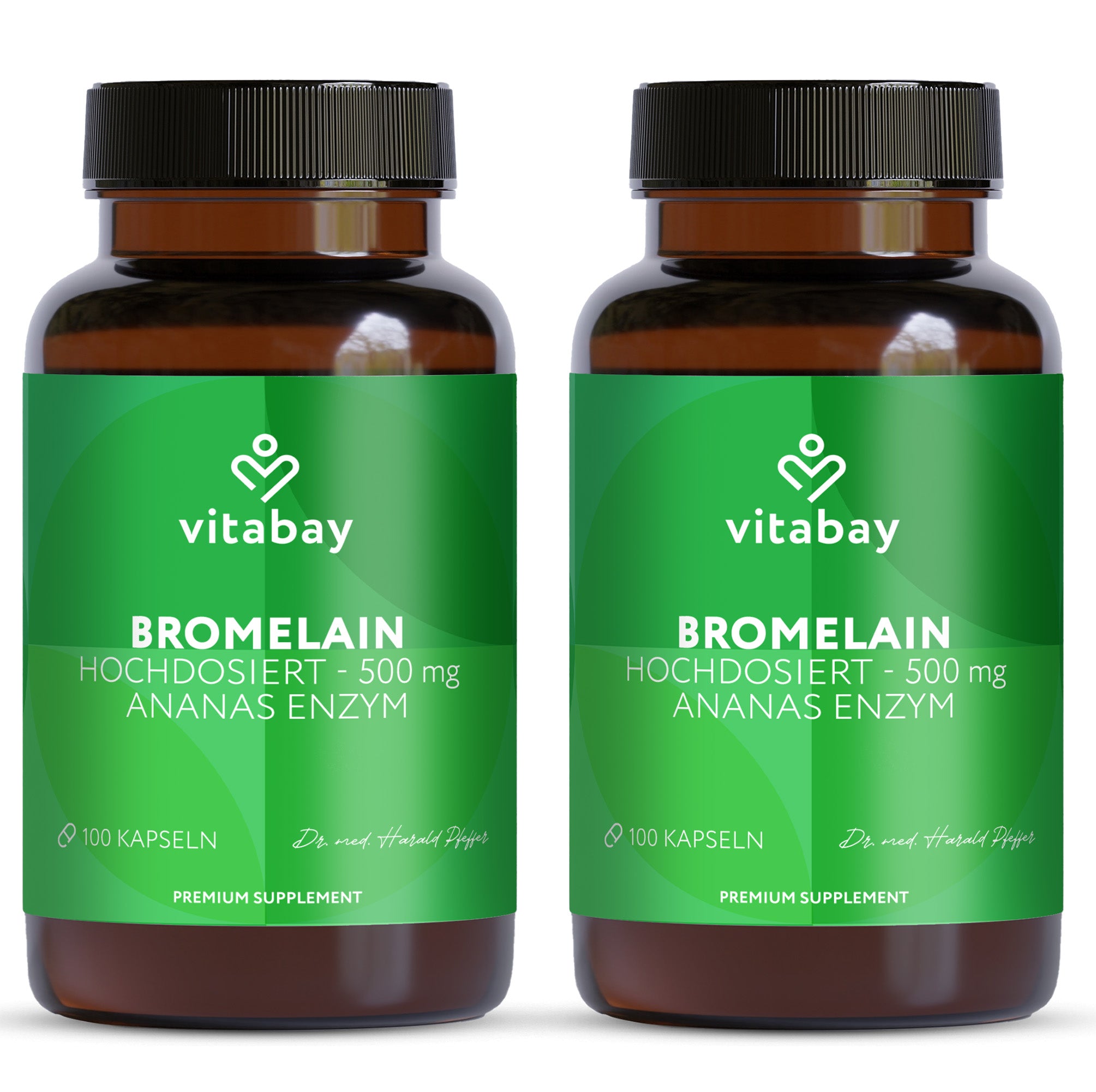 Bromelina - 500 mg - 100 capsule vegane a base di ananas 