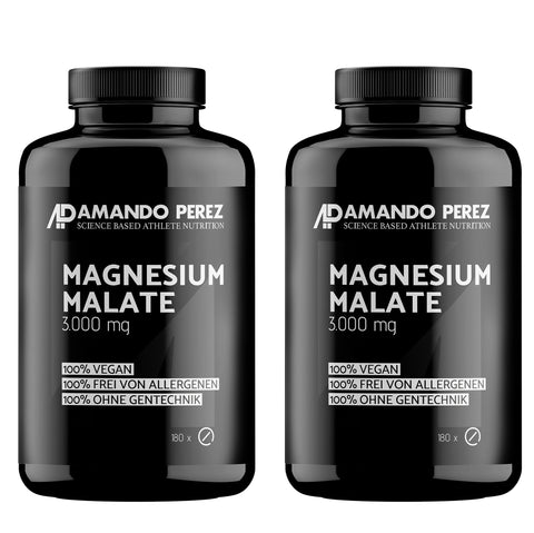 Magnesio Malato 3000mg - 180 compresse vegane 