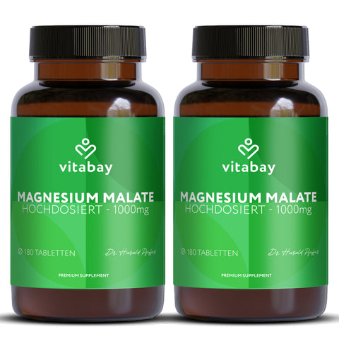 Magnesio Malato 1000mg - 180 compresse vegane