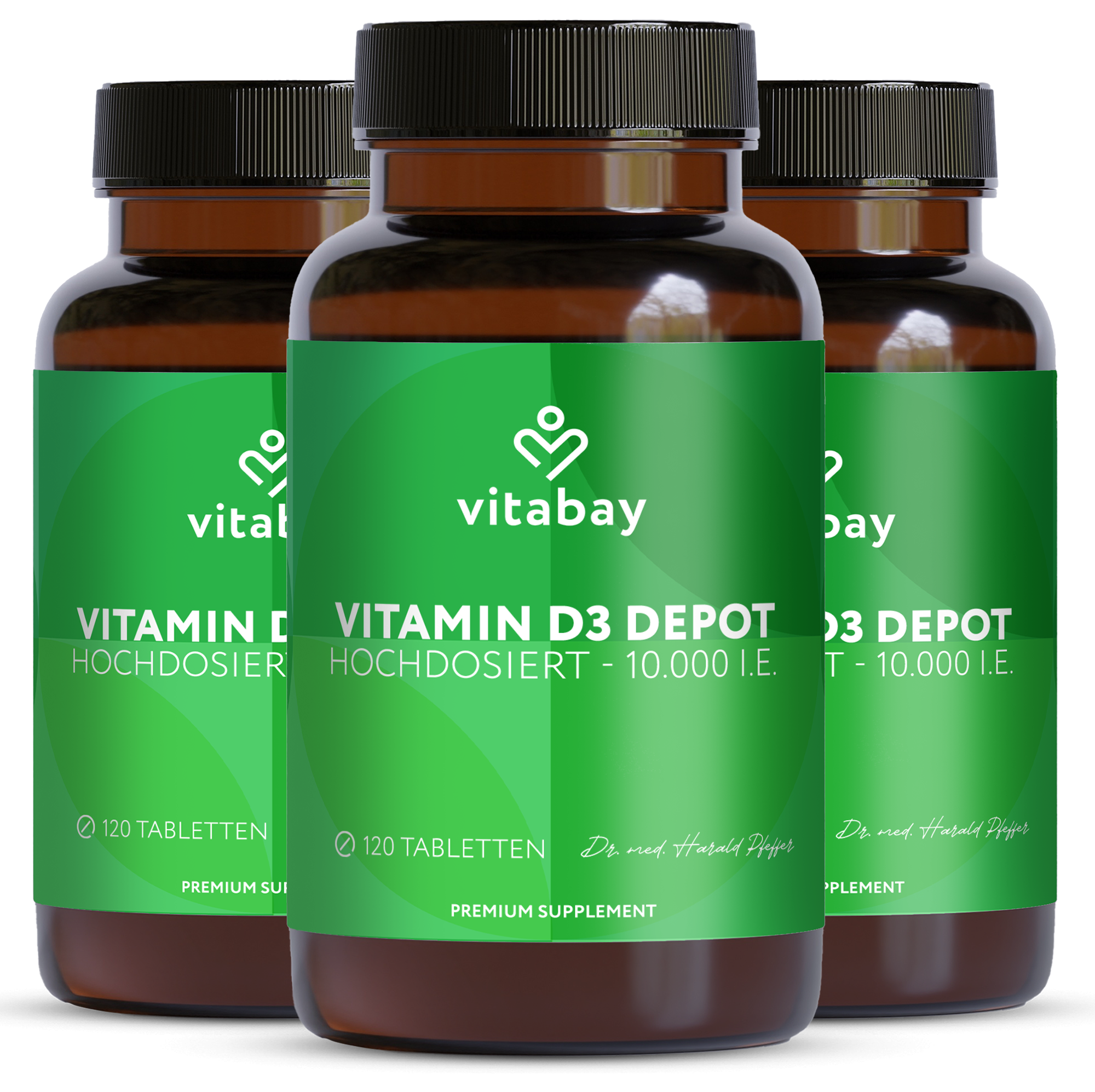 Deposito di vitamina D3 10.000 UI - Compresse vegane