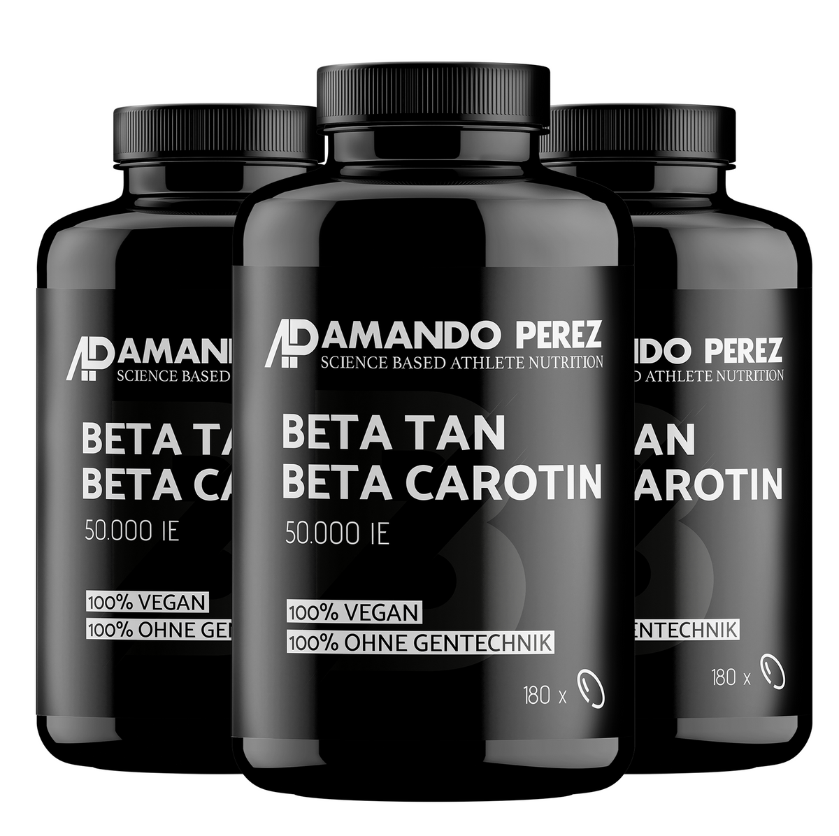 BETA TAN - Beta Carotene - 50,000 IU - 180 Vegan Capsules