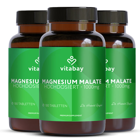 Magnesio Malato 1000mg - 180 compresse vegane