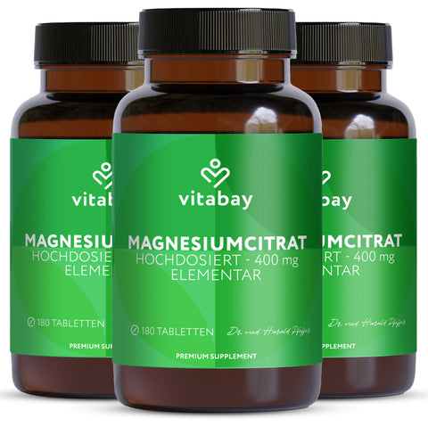 Citrato di Magnesio 200mg - 180 compresse vegane