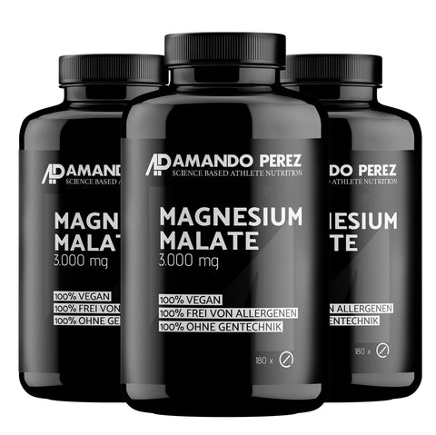 Magnesio Malato 3000mg - 180 compresse vegane 