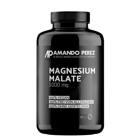 Magnesio Malato 3000mg - 180 compresse vegane 