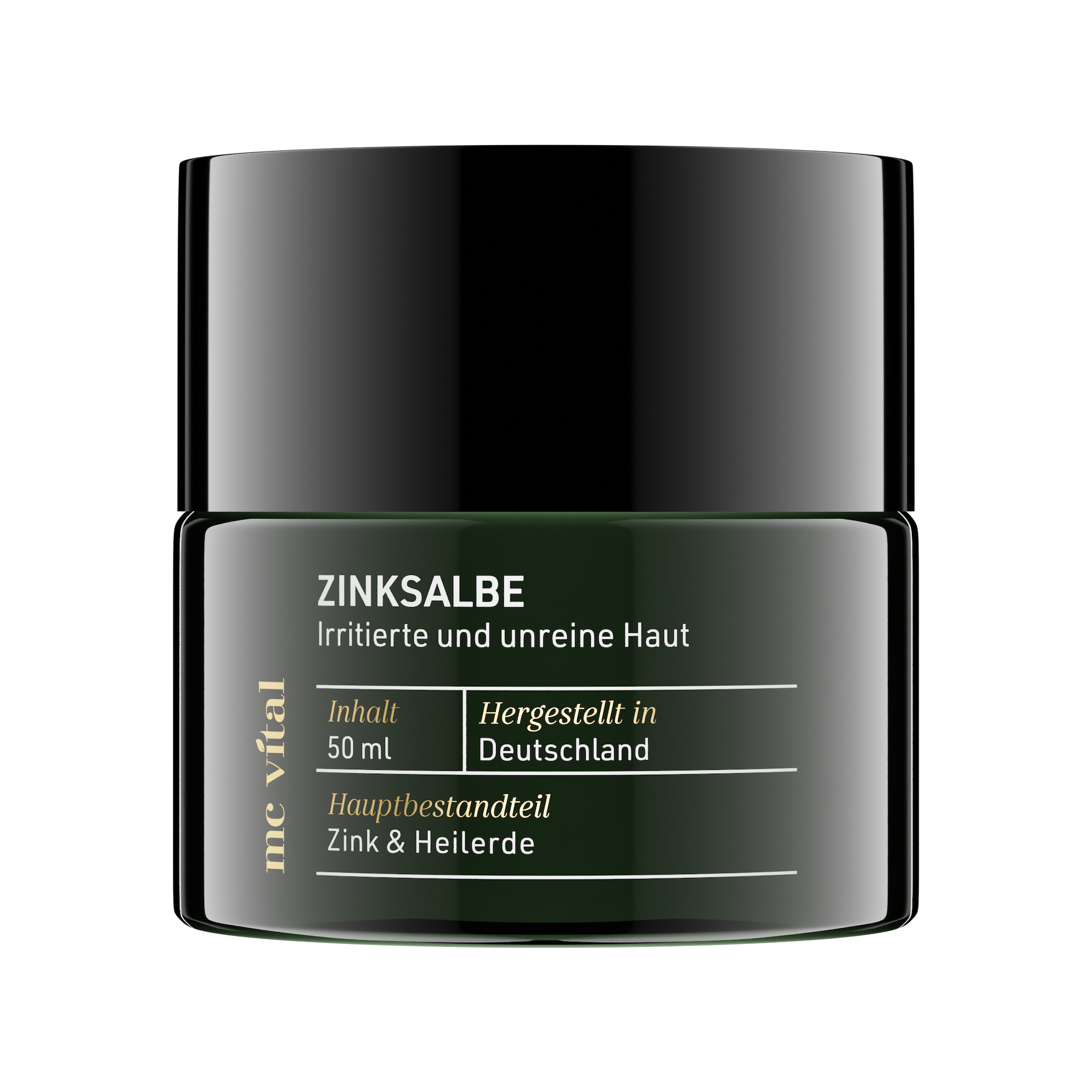 Zinksalbe mit Teebaumöl und Heilerde - 50 ml