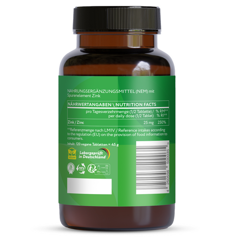 Zinco 25mg - Compresse vegane