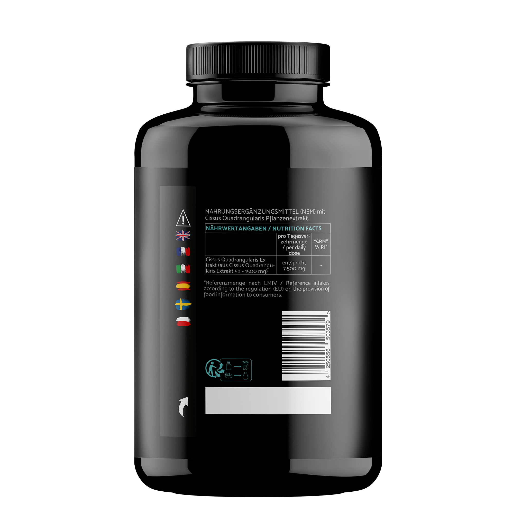 Estratto di Cissus Quadrangularis 2500 mg - 90 capsule vegane