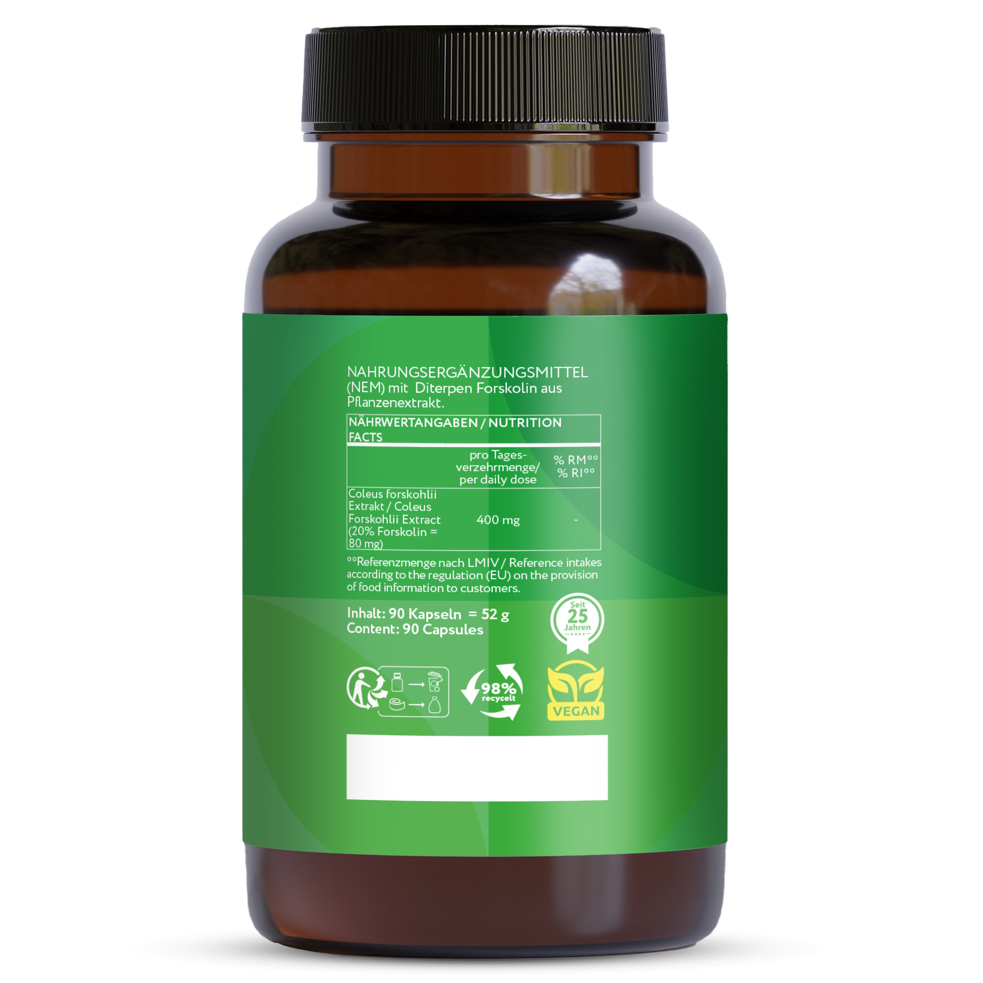 Forskolina 400 mg - 90 capsule vegane