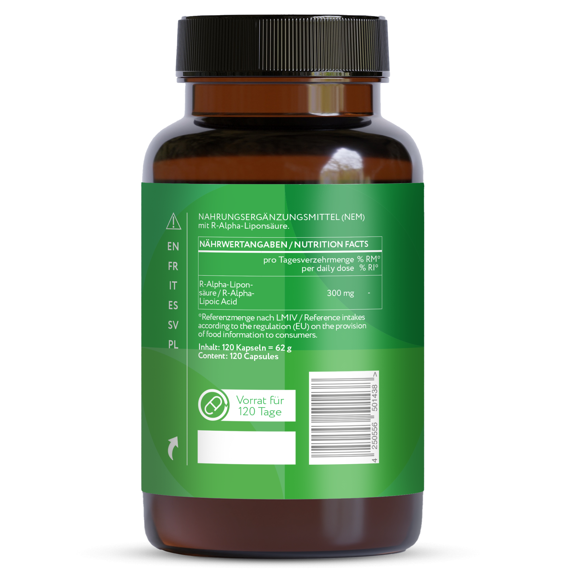 Acido R-Alfa Lipoico 300 mg - 120 capsule
