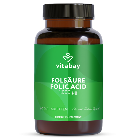 Acido Folico - Acido Folico - 1000 mcg - 240 compresse vegane