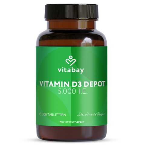 Vitamin D3 Depot 5.000 I.E. - Vegane Tabletten