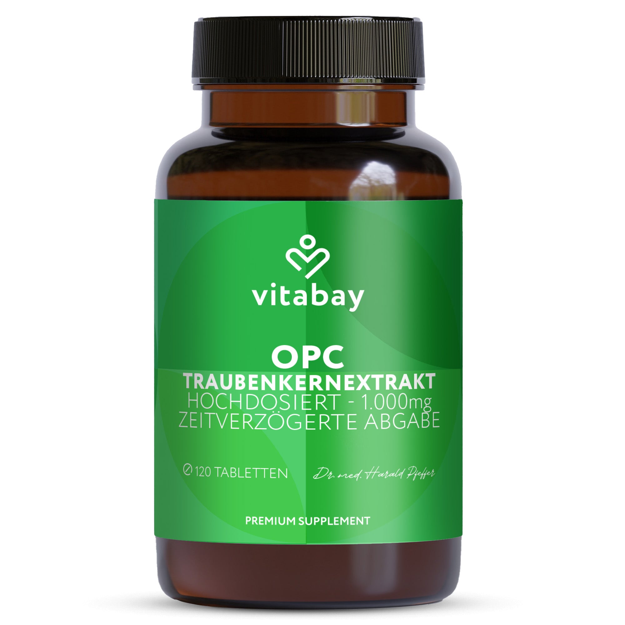 Estratto di semi d'uva OPC alto dosaggio - 1000 MG - 120 compresse vegane