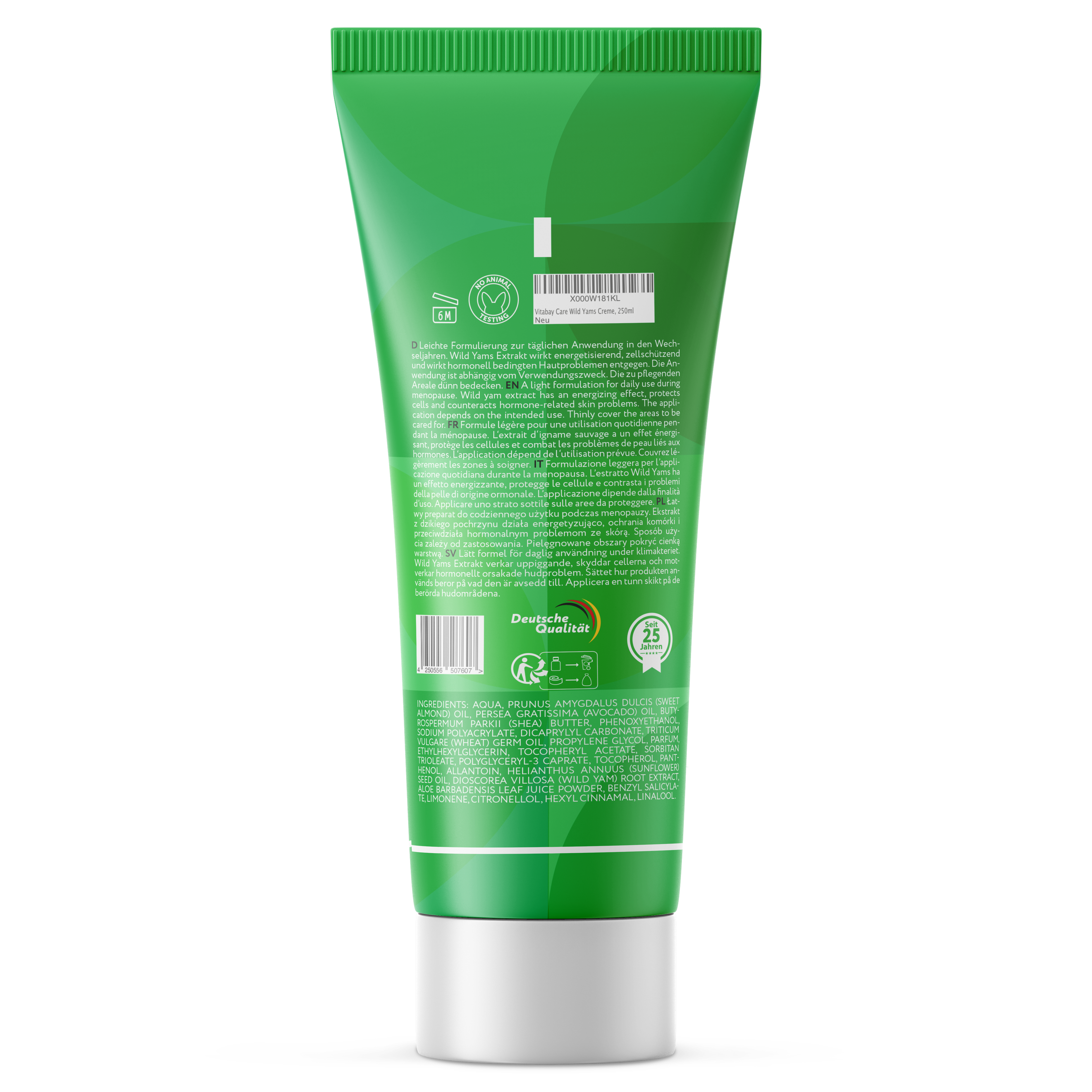 Wild Yams Creme - 250 ml