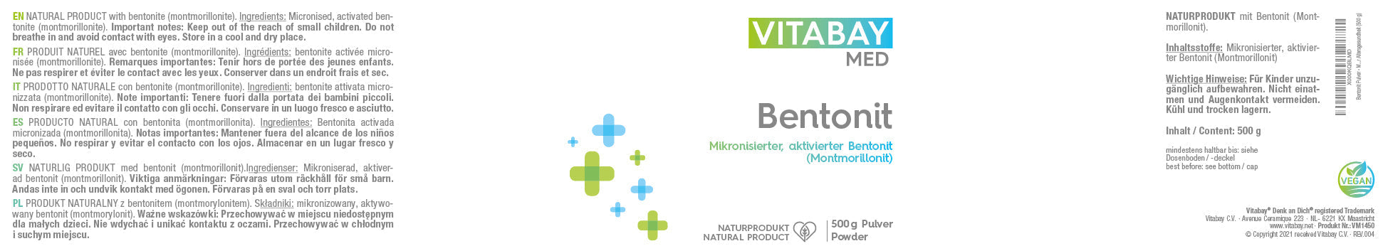 Bentonite - Polvere vegana