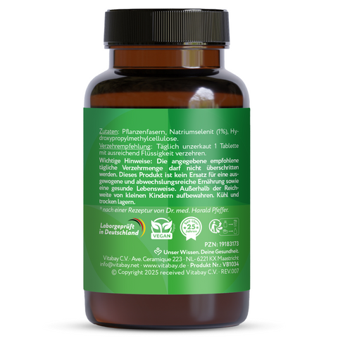Selen 200 mcg - Vegane Tabletten
