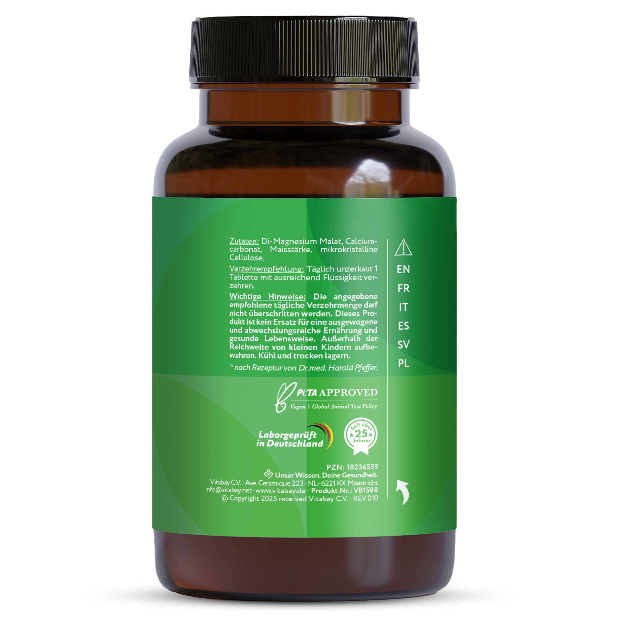 Magnesio Malato 1000mg - 180 compresse vegane