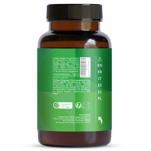 Nattokinase liposomiale 100 mg - 20.000 FU - 180 Softgel vegani