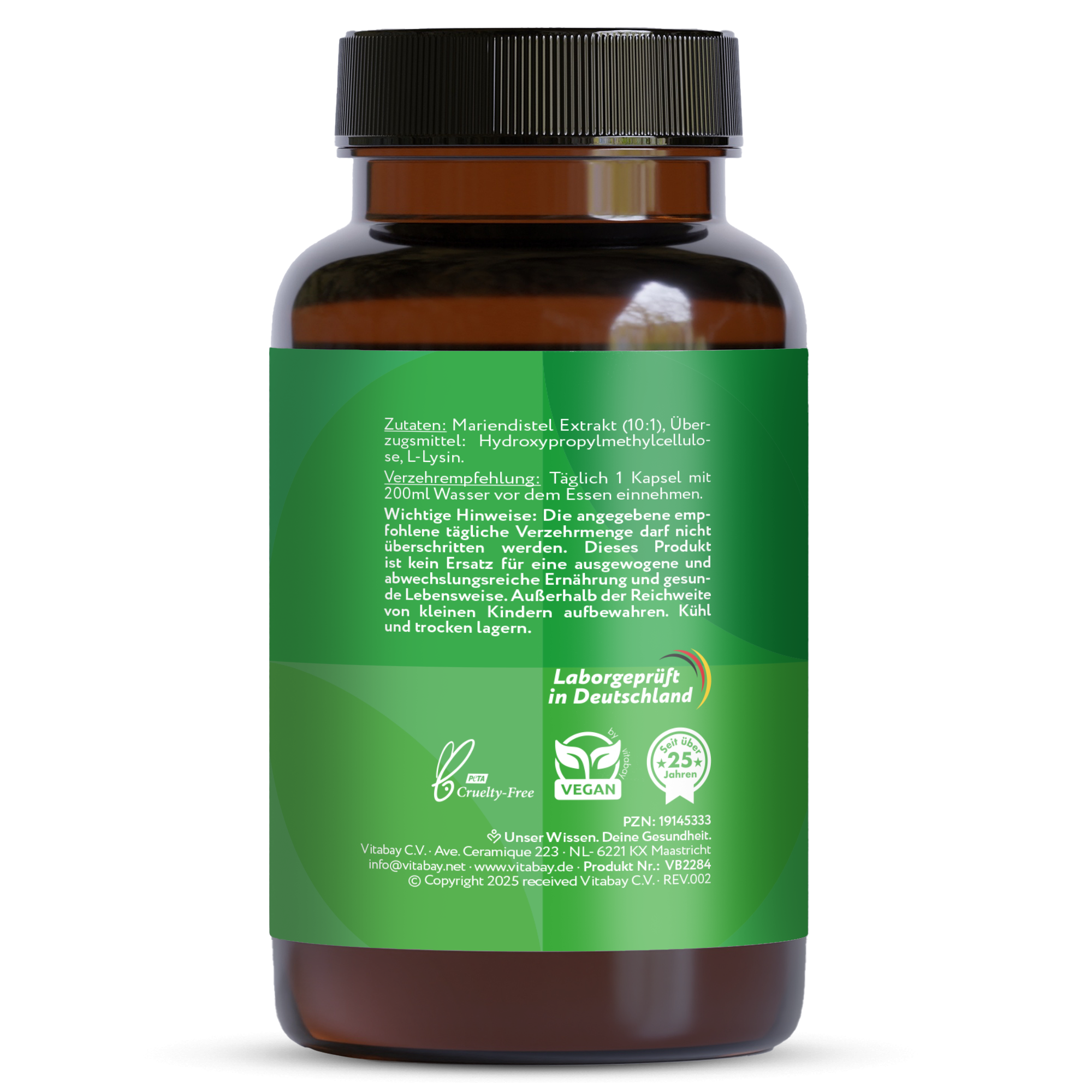 Estratto vegano di Cardo mariano 500mg - 90 capsule