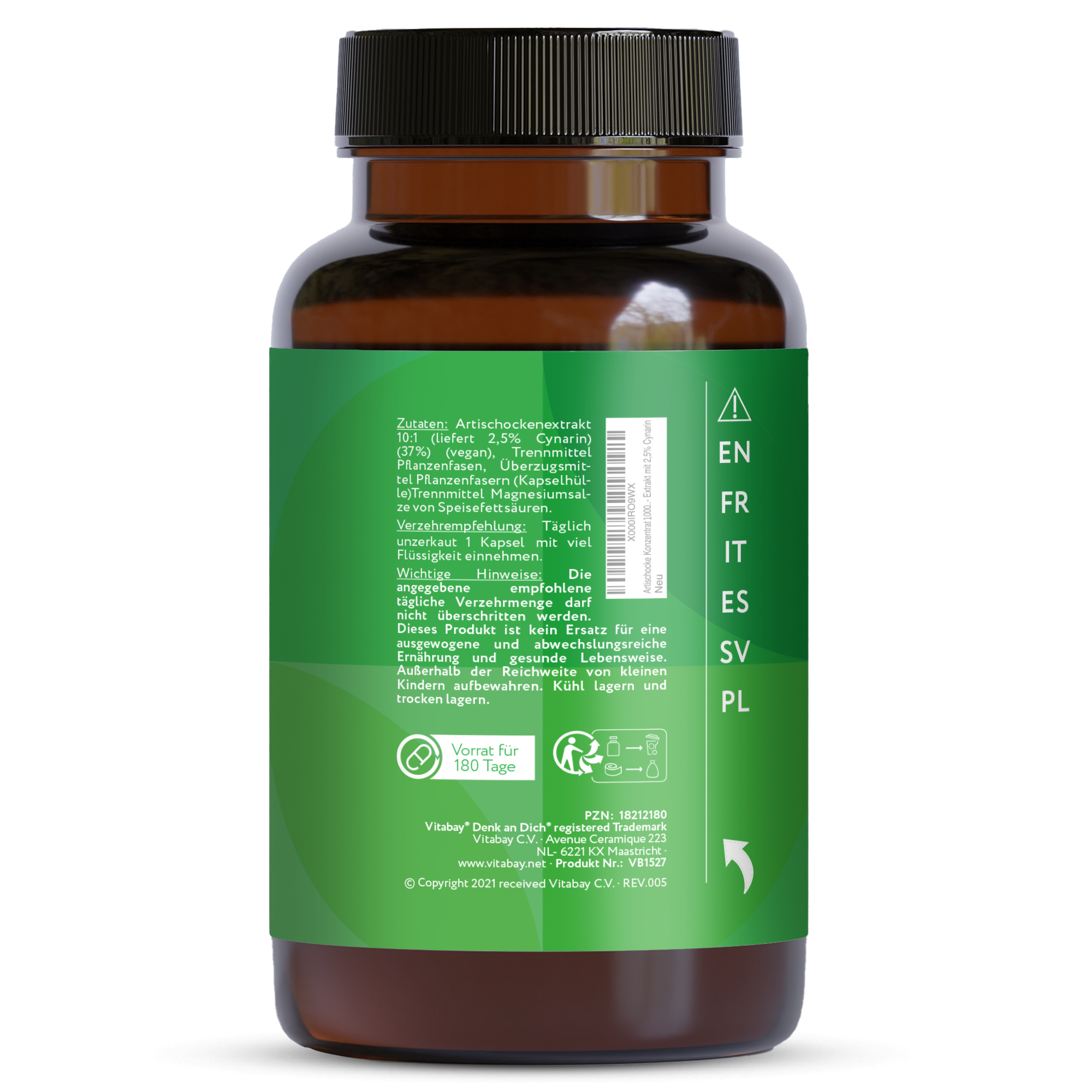 Carciofo 1000 mg - 180 capsule vegane