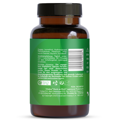 Melatonina 3 mg - Pastiglie vegane
